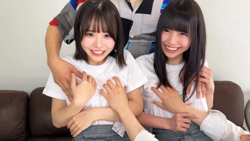 【ナンパ】Wフェラをする居酒屋バイトの大学生2人組がエロすぎる