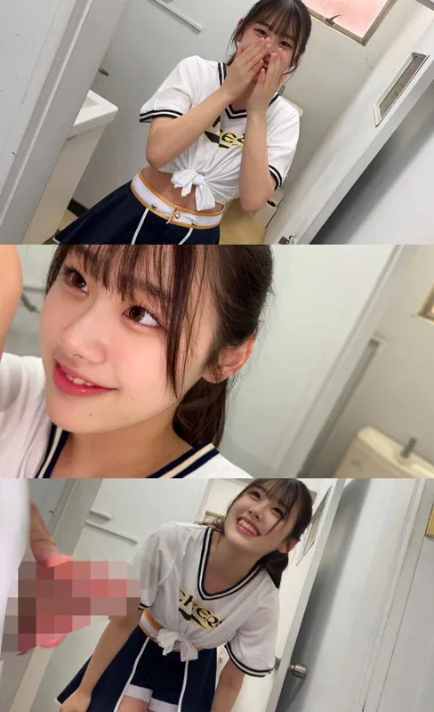 【白石なぎさ】部活終わり汗だく女子とトイレで青春セックス